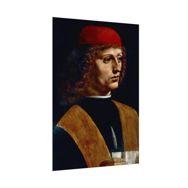 Leonardo da Vinci's The Portrait of a Musician Poster
