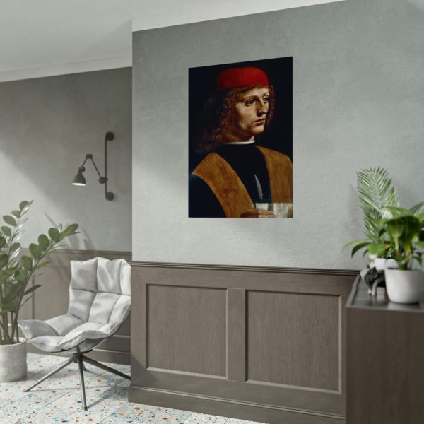 Leonardo da Vinci's The Portrait of a Musician Poster