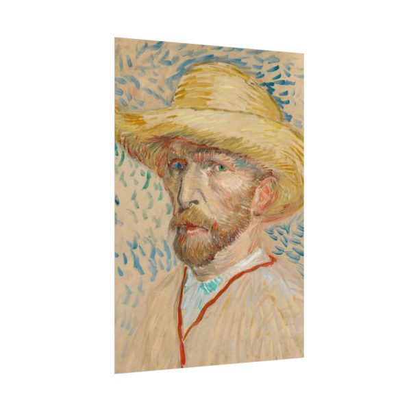 92410-167.jpg Vincent van Gogh's Self-Portrait with a Straw Hat Poster