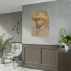 92410-169.jpg Vincent van Gogh's Self-Portrait with a Straw Hat Poster