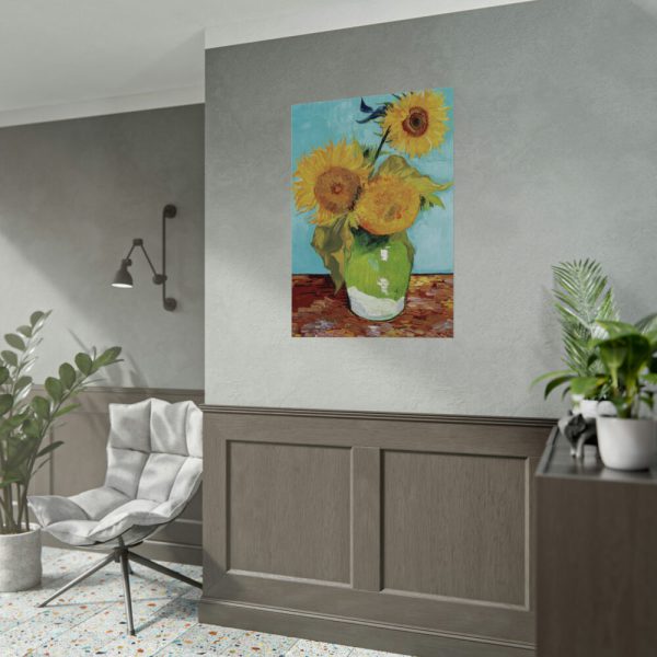 92410-174.jpg Vincent van Gogh's Vase with Three Sunflowers Poster
