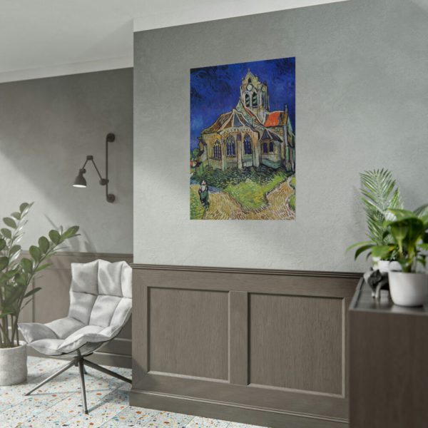 92410-184.jpg Vincent van Gogh's The Church at Auvers Poster