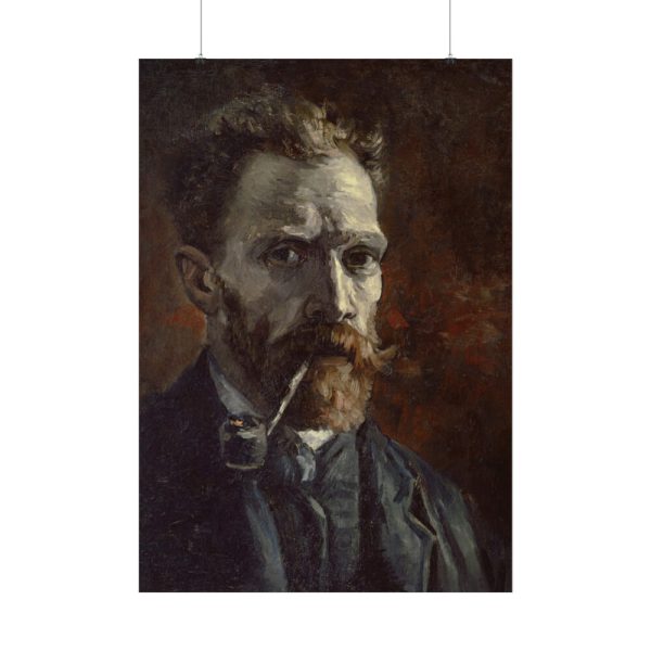 92410-211.jpg Vincent van Gogh's Self-Portrait with Pipe Poster