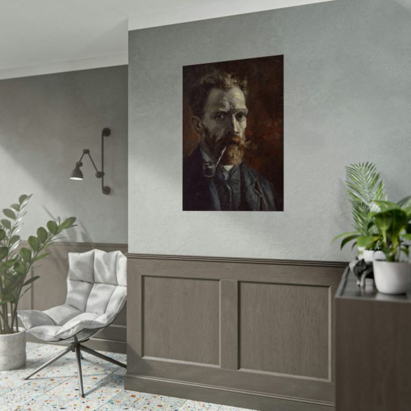 92410-214.jpg Vincent van Gogh's Self-Portrait with Pipe Poster