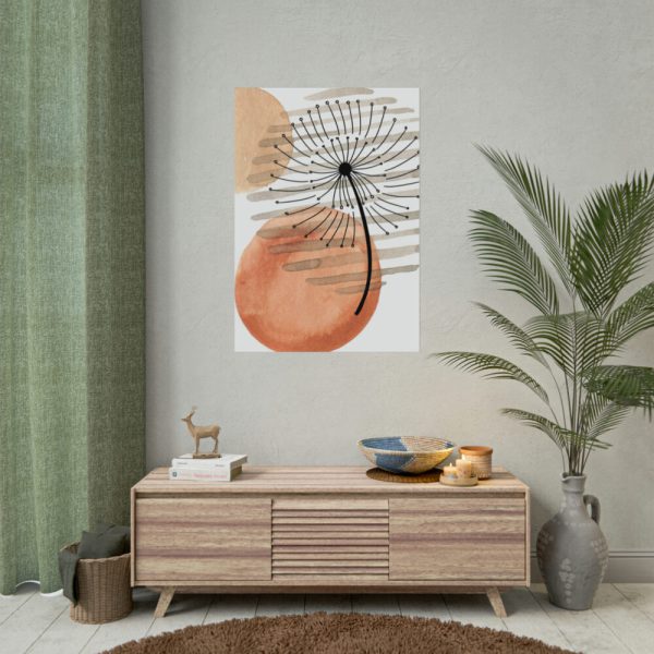 Dandelion Flower Weed Poster