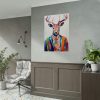92410-239.jpg Funny Male Deer In Clothes Poster
