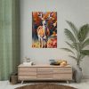 92410-243.jpg Fawn Deer Autumn Poster