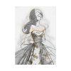 Woman With Long, Flowing Hair Poster