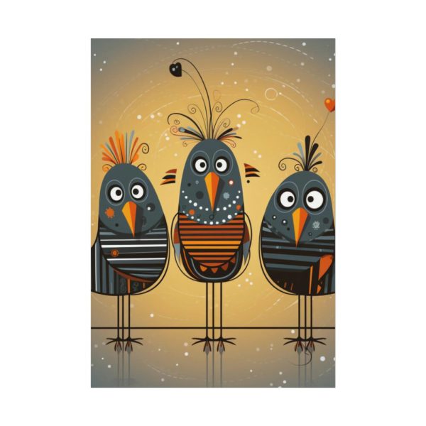 Three Cute Bird Characters II Poster