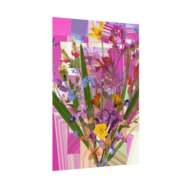 92410-87.jpg Colorful Wild Flowers Poster