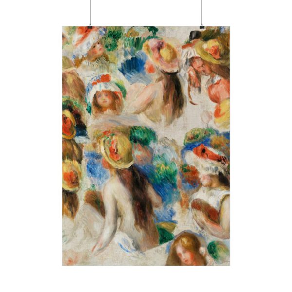 92411-111.jpg Study of Heads by Pierre-Auguste Renoir Poster