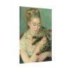 92411-117.jpg Pierre-Auguste Renoir's Woman with a Cat Poster