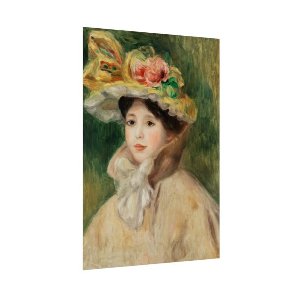92411-122.jpg Woman With Capeline by Pierre-Auguste Renoir Poster