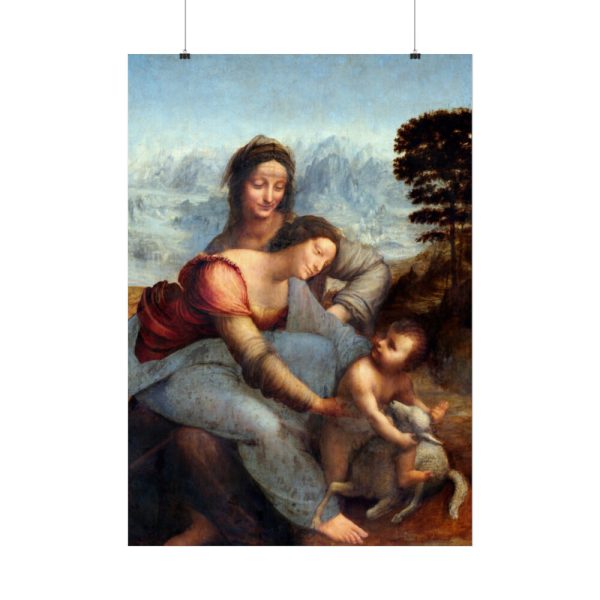 92411-146.jpg Leonardo da Vinci's The Virgin and Child with Saint Anne Poster