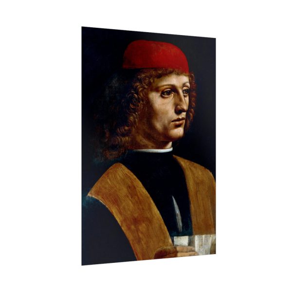 Leonardo da Vinci's The Portrait of a Musician Poster