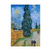 92411-185.jpg Vincent van Gogh's Road with Cypress and Star Poster