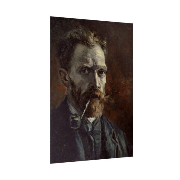 92411-212.jpg Vincent van Gogh's Self-Portrait with Pipe Poster
