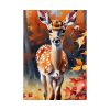 92411-240.jpg Fawn Deer Autumn Poster