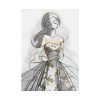 Woman With Long, Flowing Hair Poster