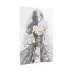 Woman With Long, Flowing Hair Poster