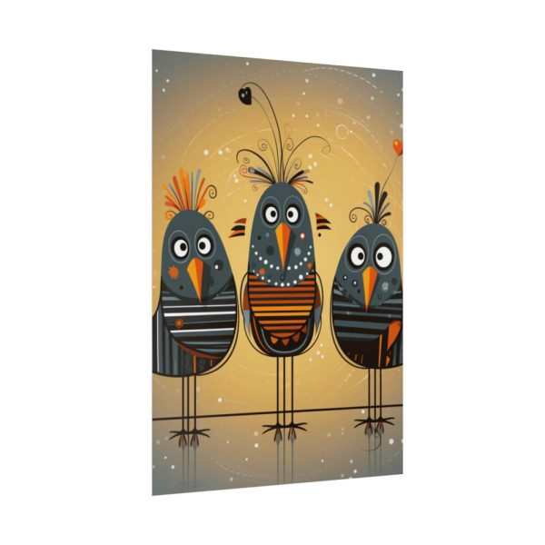 Three Cute Bird Characters II Poster