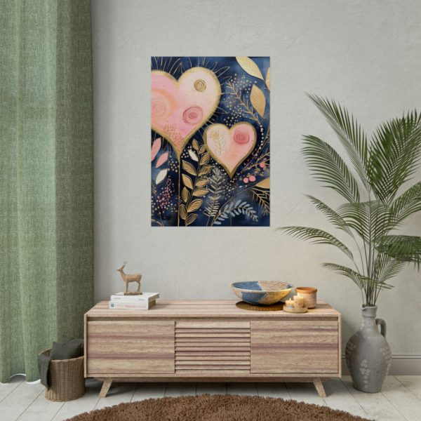 Boho Valentine Art Poster
