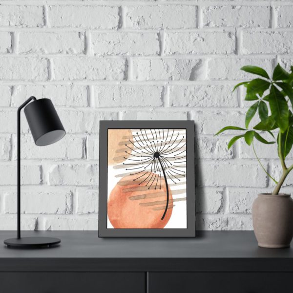 93816-3.jpg Dandelion Flower Weed Framed Poster