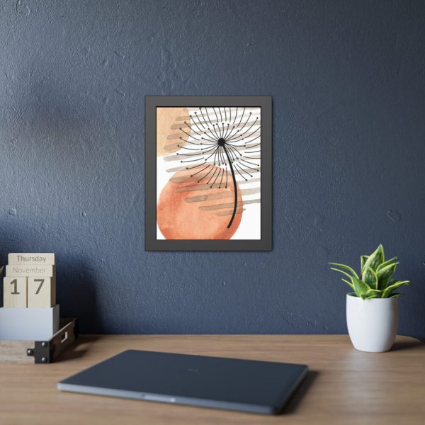 93817-2.jpg Dandelion Flower Weed Framed Poster