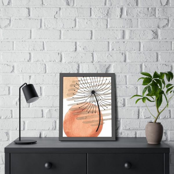93820-3.jpg Dandelion Flower Weed Framed Poster