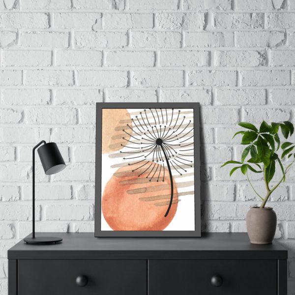 93822-3.jpg Dandelion Flower Weed Framed Poster