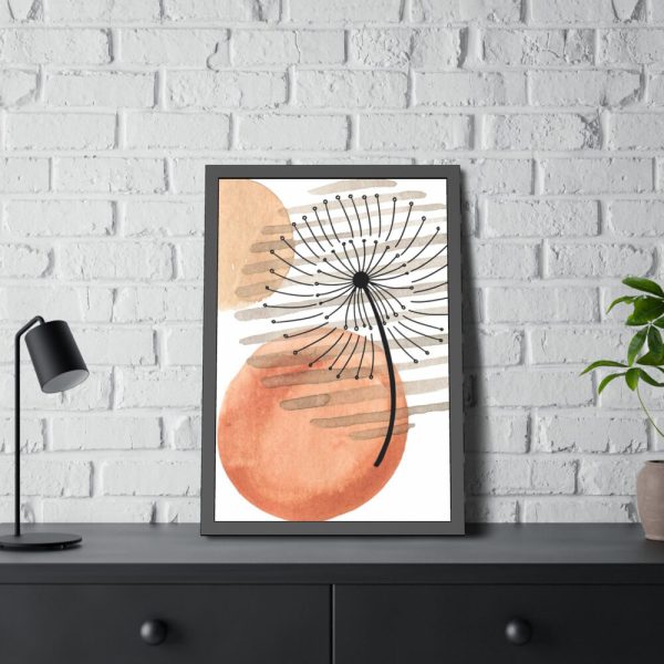 93824-3.jpg Dandelion Flower Weed Framed Poster