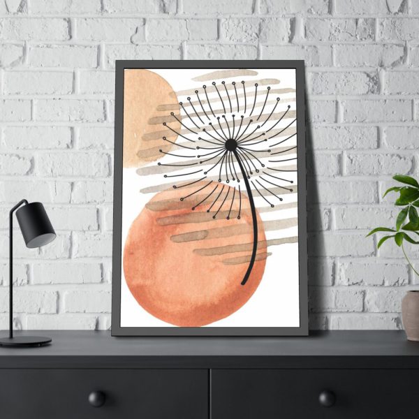 93829-3.jpg Dandelion Flower Weed Framed Poster