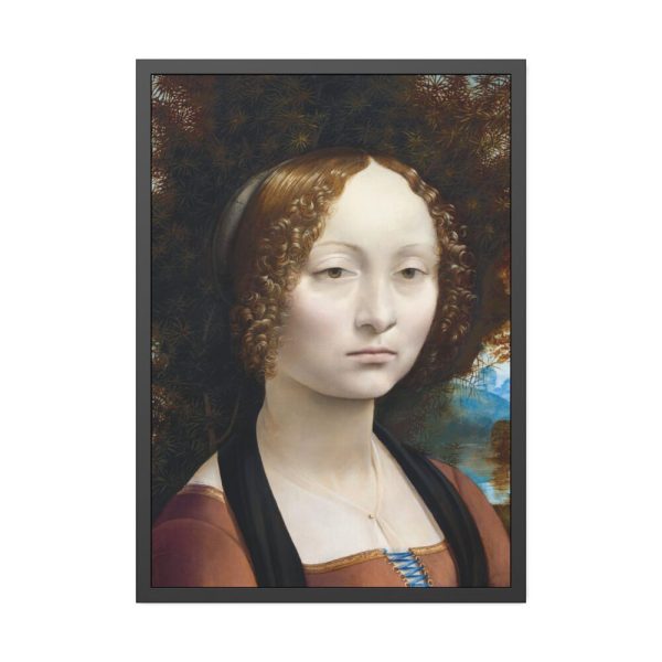 93830-108.jpg Ginevra de' Benci by Leonardo da Vinci Framed Poster