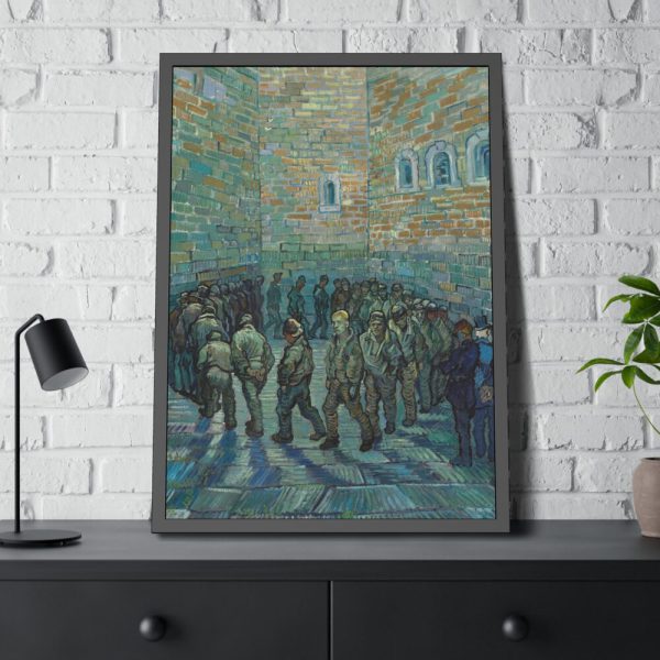 93830-123.jpg Vincent van Gogh's Prisoners Exercising Framed Poster