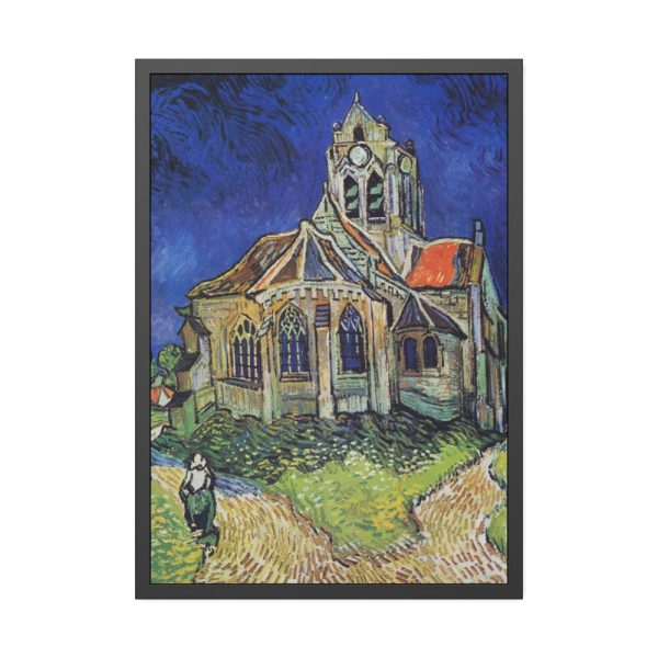 93830-124.jpg Vincent van Gogh's The Church at Auvers Framed Poster