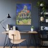 93830-126.jpg Vincent van Gogh's The Church at Auvers Framed Poster