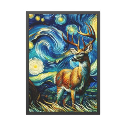 American Buck Deer Framed Poster