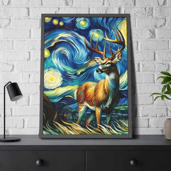 93830-159.jpg American Buck Deer Framed Poster