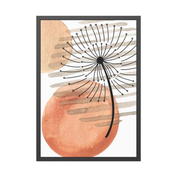 93830-16.jpg Dandelion Flower Weed Framed Poster
