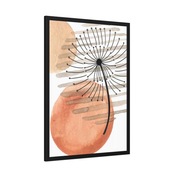 93830-17.jpg Dandelion Flower Weed Framed Poster