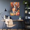 93830-170.jpg Fawn Deer Autumn Framed Poster