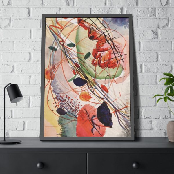 93830-43.jpg Aquarell by Wassily Kandinsky Framed Poster