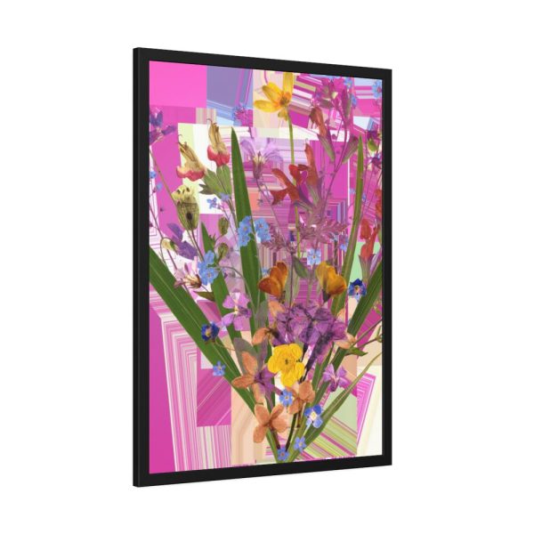 93830-65.jpg Colorful Wild Flowers Framed Poster