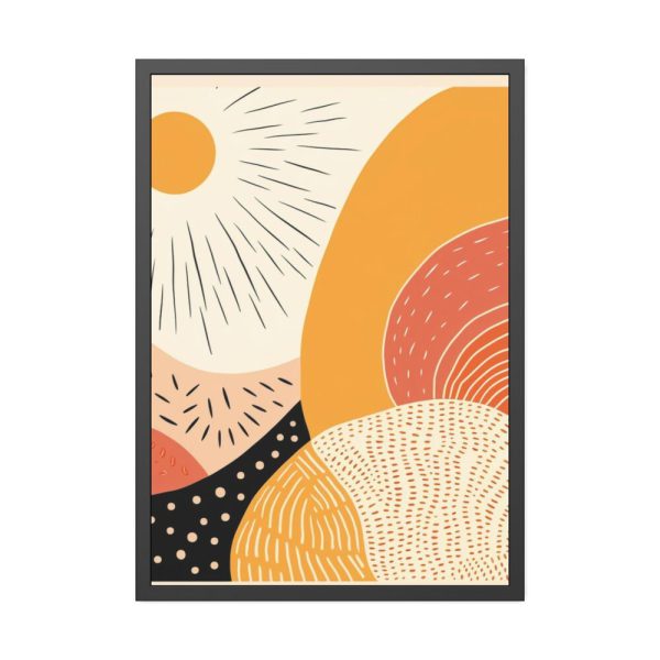 Sunny Boho Summer Framed Poster