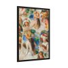 Study of Heads by Pierre-Auguste Renoir Framed Poster