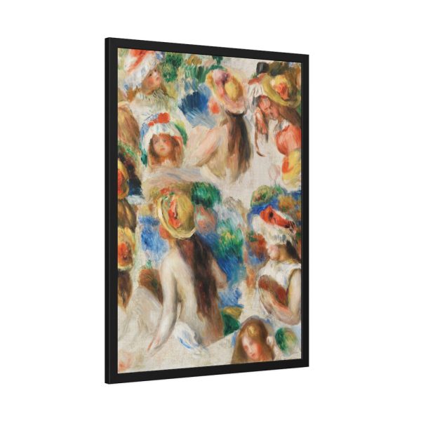Study of Heads by Pierre-Auguste Renoir Framed Poster