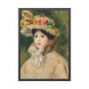 Woman With Capeline by Pierre-Auguste Renoir Framed Poster