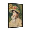 Woman With Capeline by Pierre-Auguste Renoir Framed Poster