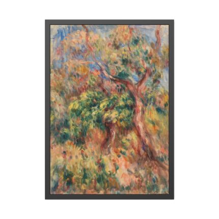 Landscape by Pierre-Auguste Renoir Framed Poster