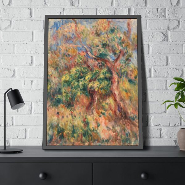 Landscape by Pierre-Auguste Renoir Framed Poster